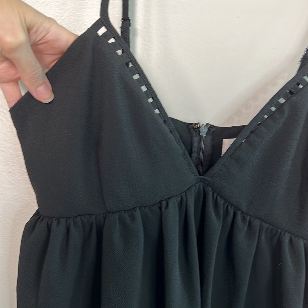 90s Style Babydoll Cami with Lace Hem Going Out Top size Small - Picture 11 of 13